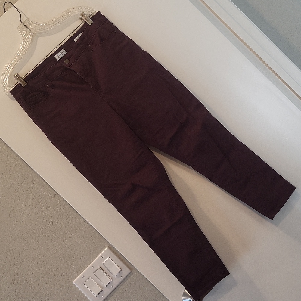 Jessica Simpson high rise skinny